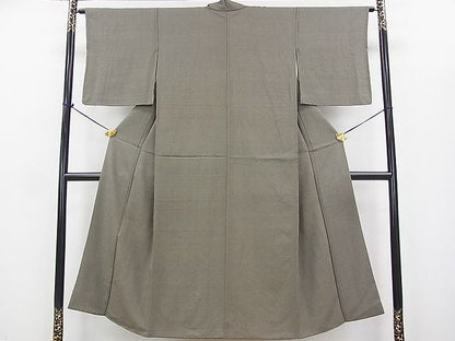 平和屋着物■上質なお召 吹寄せ文 逸品 DAAD8620ya