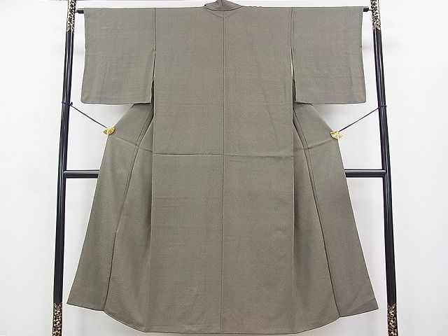 平和屋着物■上質なお召 吹寄せ文 逸品 DAAD8620ya
