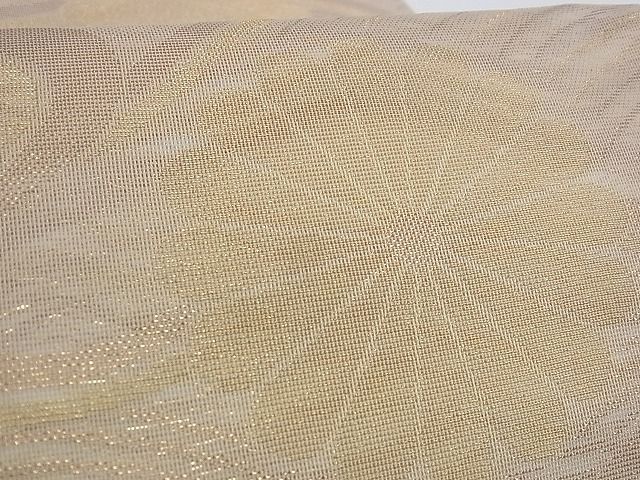 平和屋着物■夏物 六通柄袋帯 菊水 金糸 正絹 逸品 AAAF9246Awj