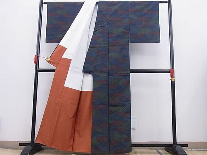 平和屋着物■上質な紬 吉祥文 逸品 BAAE5613gh