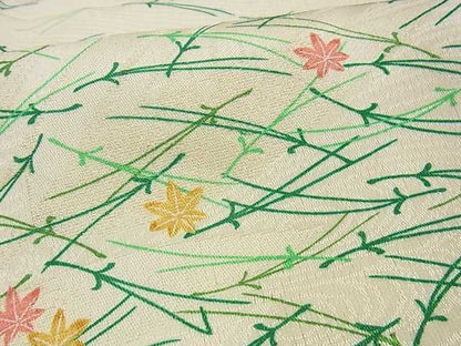 平和屋着物■付下げ　吹き寄せ花文　逸品　DAAE1554ma