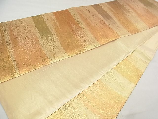 平和屋着物◎六通柄袋帯 霞吉祥文 金糸 逸品 CAAD5096vf
