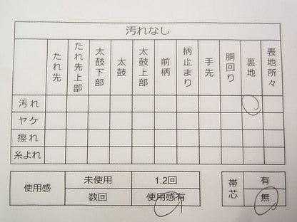 平和屋着物◎六通柄袋帯 更紗草花文 金糸 逸品 CAAD5459vf