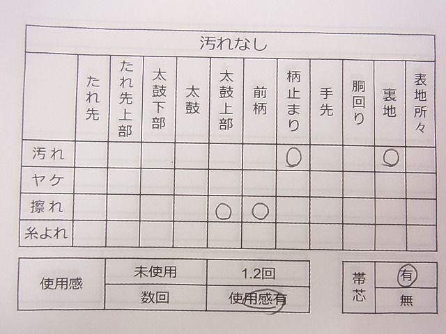 平和屋着物◎六通柄袋帯 地紙重ね箔散らし文 金銀糸 逸品 CAAD1272eg