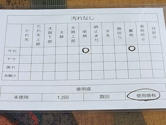平和屋着物◎太鼓柄袋帯 すくい織 吉祥文 逸品 BAAE2744ea
