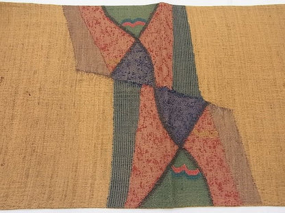 平和屋着物◎太鼓柄袋帯 すくい織 吉祥文 逸品 BAAE2744ea
