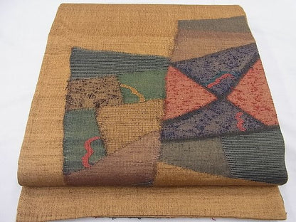 平和屋着物◎太鼓柄袋帯 すくい織 吉祥文 逸品 BAAE2744ea