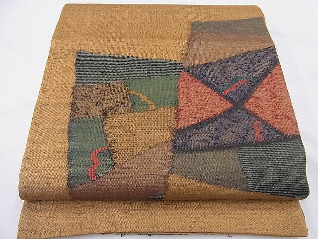平和屋着物◎太鼓柄袋帯 すくい織 吉祥文 逸品 BAAE2744ea