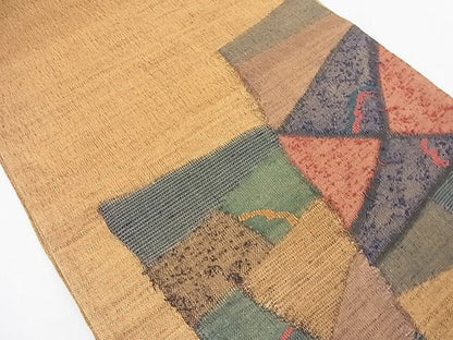 平和屋着物◎太鼓柄袋帯 すくい織 吉祥文 逸品 BAAE2744ea