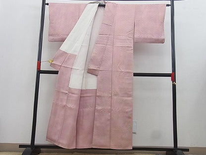 平和屋着物■付下げ　総刺繍　草葉文　暈し染め　逸品　BAAE6610mz