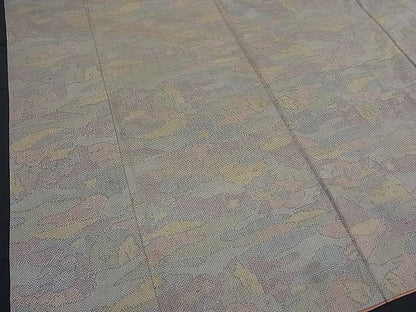 平和屋着物■上質な紬　樹林文　逸品　BAAE6661mz