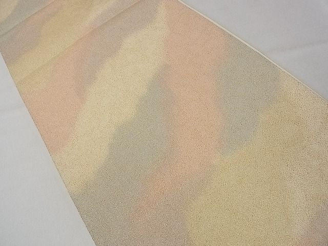 平和屋着物◎全通柄袋帯 砂子綴れ 霞文 金糸 逸品 CAAD6996yk