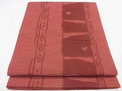 平和屋着物◎六通柄袋帯 明日香絣 吉祥舞蝶文 逸品 CAAD8805ou