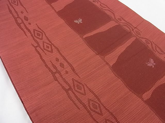 平和屋着物◎六通柄袋帯 明日香絣 吉祥舞蝶文 逸品 CAAD8805ou