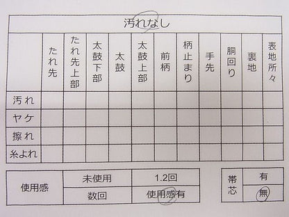 平和屋着物◎六通柄袋帯 唐織 束ね熨斗吉祥花文 金銀糸 逸品 CAAD8765ou