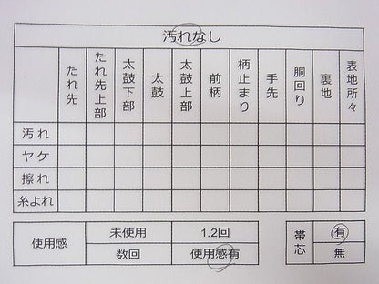 平和屋着物◎六通柄袋帯 雲重ね扇面花文 金糸 逸品 CAAD8817ou