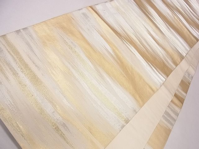 平和屋着物◎六通柄袋帯 万葉かすみ 金銀糸 逸品 CAAD1263eg