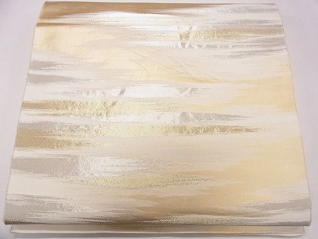 平和屋着物◎六通柄袋帯 万葉かすみ 金銀糸 逸品 CAAD1263eg
