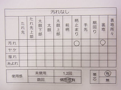 平和屋着物◎六通柄袋帯 唐織 檜扇花車文 銀糸 逸品 CAAD1266eg