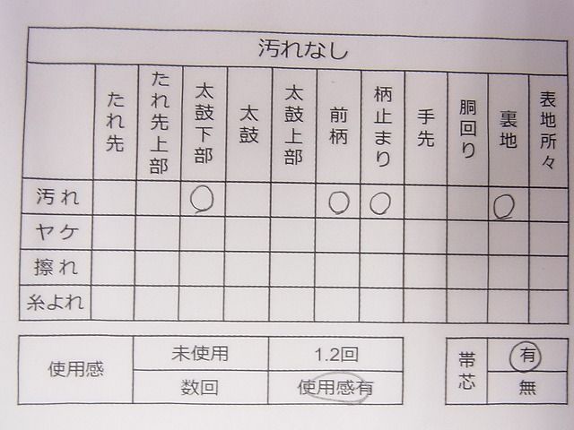平和屋着物◎六通柄袋帯 唐織 松皮菱花文 金銀糸 逸品 CAAD1283eg
