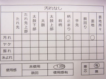 平和屋着物◎六通柄袋帯　唐織　束ね熨斗花文　金銀糸　逸品　CAAD1351eg