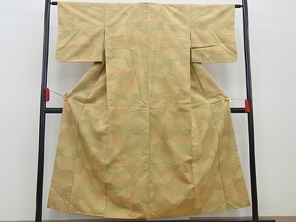平和屋着物■上質な紬 切嵌文様 逸品 BAAD7144cw