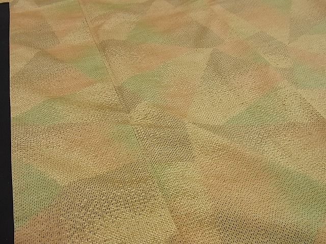 平和屋着物■上質な紬 切嵌文様 逸品 BAAD7144cw