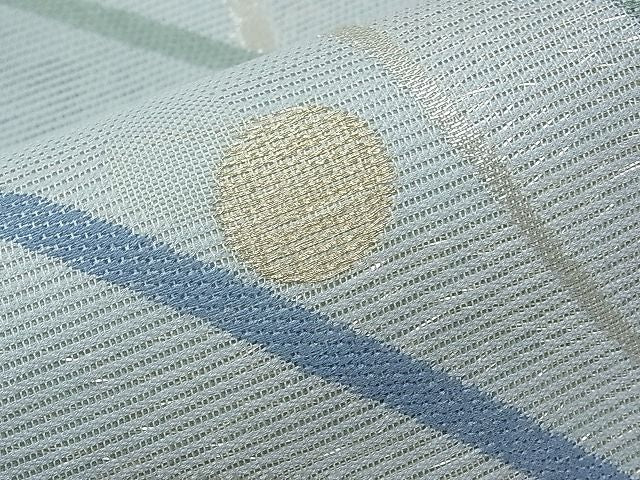 平和屋着物□夏物 六通柄袋帯 露芝文 金銀糸 逸品 CAAD4661tx