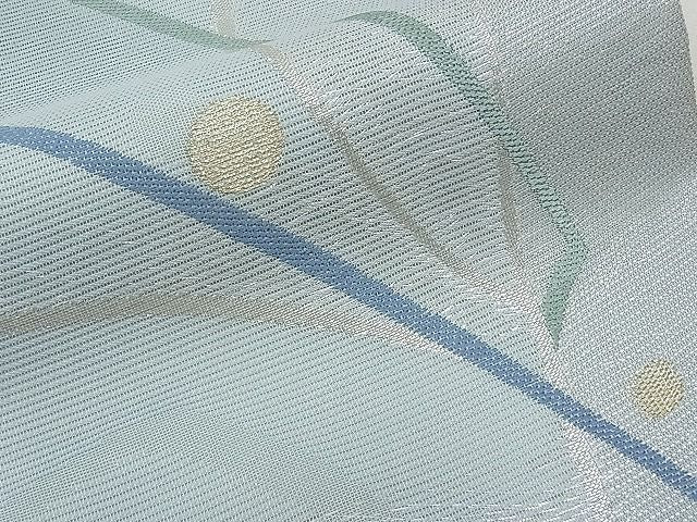 平和屋着物□夏物 六通柄袋帯 露芝文 金銀糸 逸品 CAAD4661tx