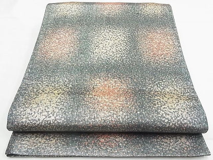 平和屋着物◎六通柄袋帯 霞文 金糸 逸品 BAAE5431ns