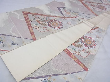 平和屋着物◎六通柄袋帯 唐織 飛鳥を偲 金糸 逸品 BAAE6292ph