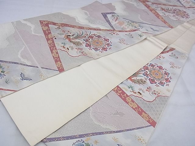 平和屋着物◎六通柄袋帯 唐織 飛鳥を偲 金糸 逸品 BAAE6292ph