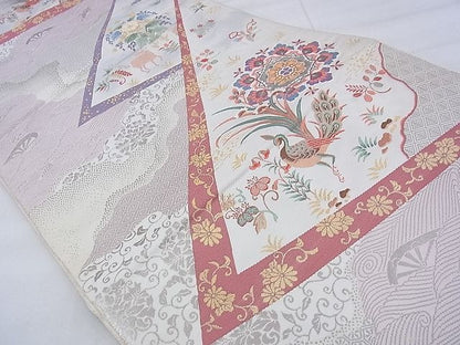 平和屋着物◎六通柄袋帯 唐織 飛鳥を偲 金糸 逸品 BAAE6292ph