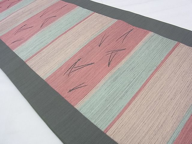 平和屋着物◎六通柄袋帯 こぼれ松葉 逸品 BAAE6359ph