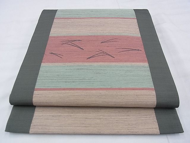 平和屋着物◎六通柄袋帯 こぼれ松葉 逸品 BAAE6359ph