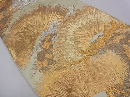 平和屋着物◎六通柄袋帯 枝松文 金銀糸 逸品 CAAD9035dx