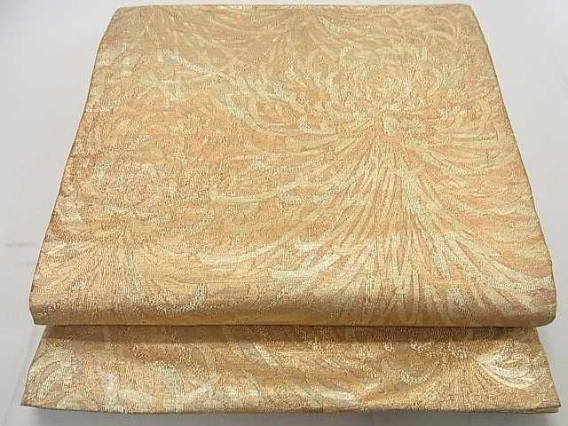 平和屋着物◎六通柄袋帯 乱菊 金糸 逸品 DAAE1715ma