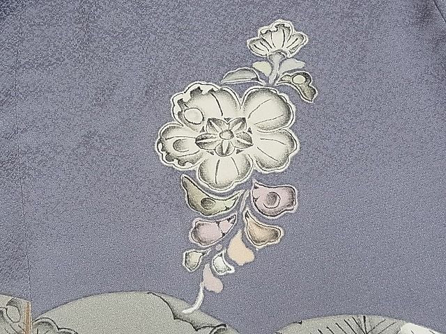 平和屋本店■極上　道中着　ロング丈　辻が花　手描き　逸品　CYAA0013s4