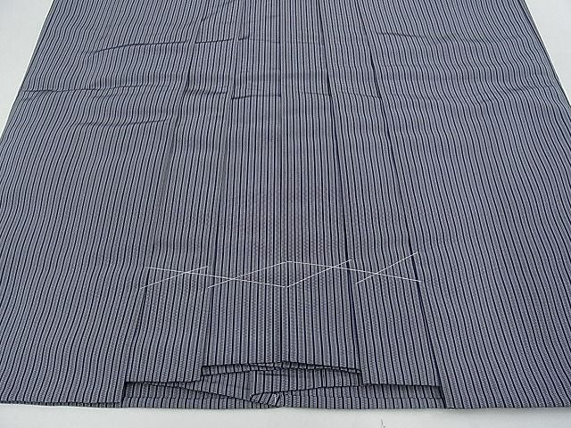 平和屋本店■極上　男性　人間国宝　甲田綏郎　精好仙台平　馬乗り袴　縞　逸品　未使用　CYAA0035s4