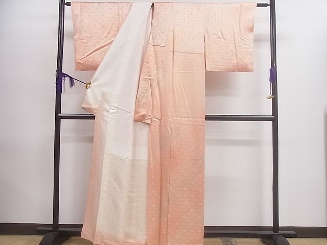 平和屋着物■付下げ　青海波地紋　暈し染め　逸品　CAAD7807ev