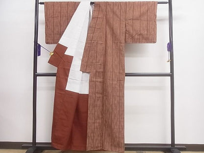 平和屋着物■上質な紬 吉祥間道 逸品 CAAD7860ev