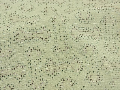 平和屋着物■上質な紬　変わり格子　逸品　BAAE4738vj