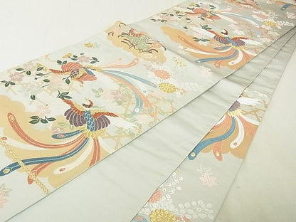 平和屋着物◎六通柄袋帯 唐織 鳳凰文 金糸 逸品 DAAE4098ox