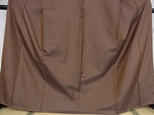 平和屋本店■希少　本場黄八丈　たつみ綾　紬　正絹　逸品　未使用　KAAA1043kk4