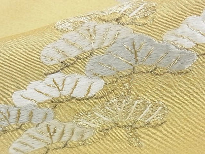 平和屋本店●極上 訪問着 総刺繍 吉祥草花文 暈し染め 金糸 ロング丈 正絹 逸品 KAAA1051kk4