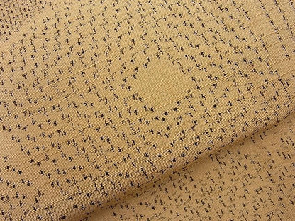 平和屋着物■上質な紬　単衣　色紙吉祥文　逸品　BAAE5313fw