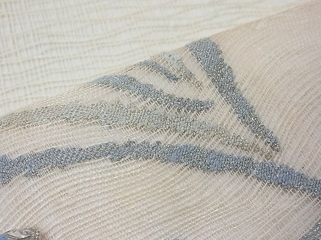 平和屋着物■夏物 太鼓柄袋帯 草花文 金糸 逸品 CAAD9898th