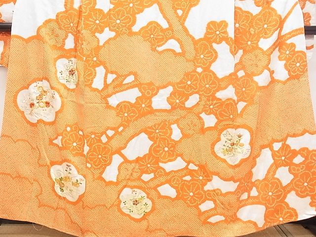 平和屋着物□豪華振袖 駒刺繍 絞り 雲取枝花文 金彩 逸品