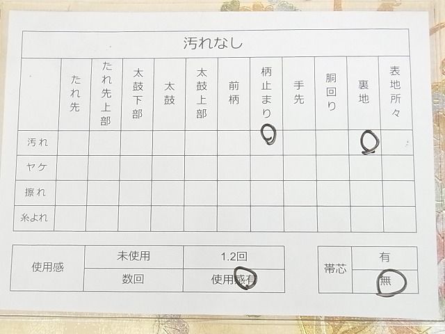 平和屋着物◎太鼓柄袋帯 扇面花車文 金銀彩 逸品 DAAE8032sa