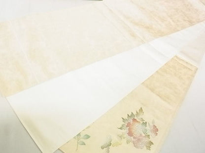 平和屋着物◎太鼓柄袋帯 扇面花車文 金銀彩 逸品 DAAE8032sa